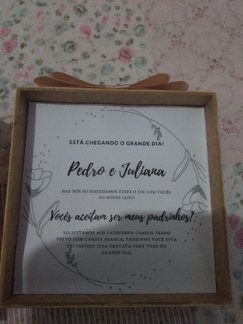 Dúvida Sobre as Caixas dos Padrinhos 6