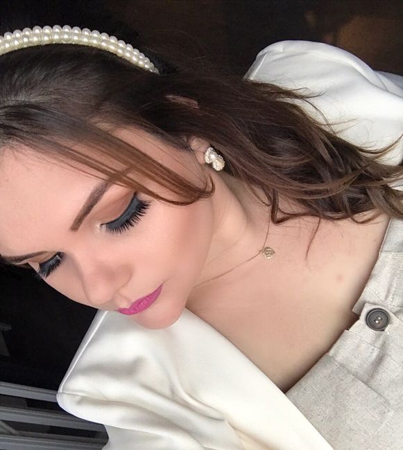 Make e penteado,casamento no civil 💍 - 3