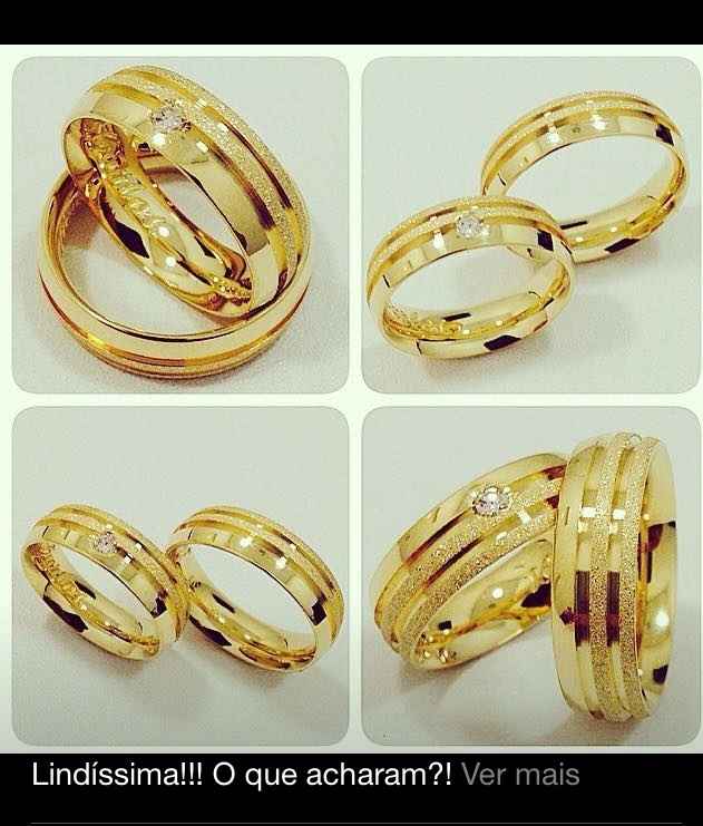 Alianças do Casamento Compradas! - 1