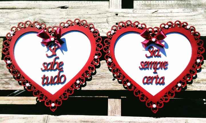 Placa do casamento