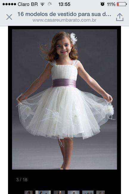 Vestido para as daminhas - 3