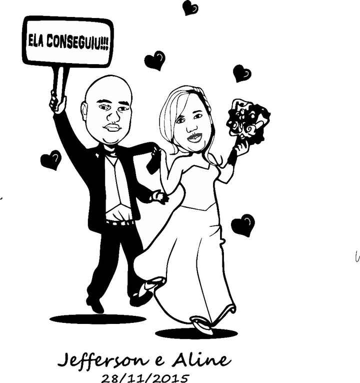 Caricatura para lembranças