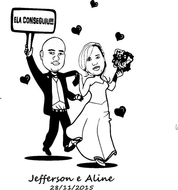Caricatura para lembranças