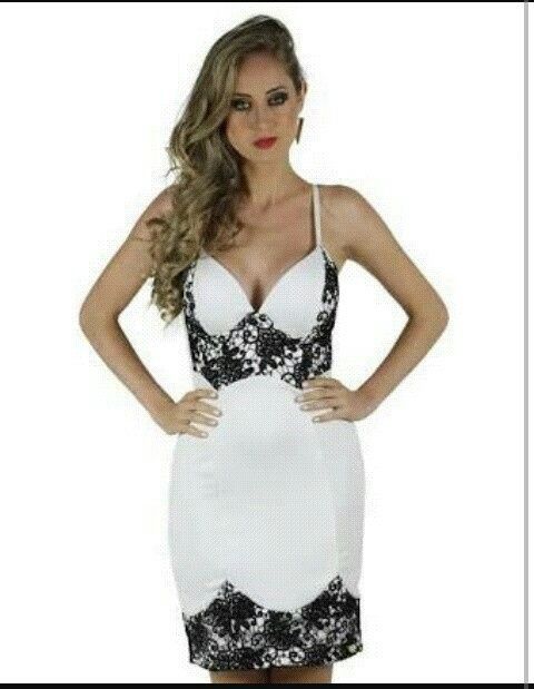 Vestido de festa (noiva) com detalhes preto! usariam? - 2