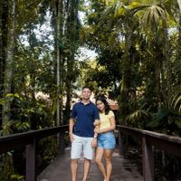 Como fizemos as fotos no parque que tem o foco em práticas esportivas, esquecemos que teríamos que a