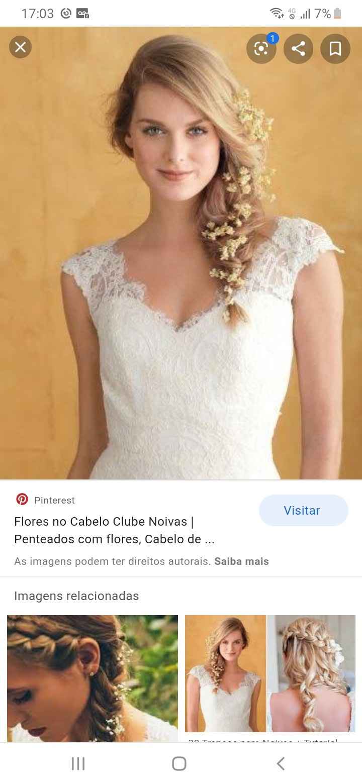 Noiva sem ideia pra penteado e coroa... 7