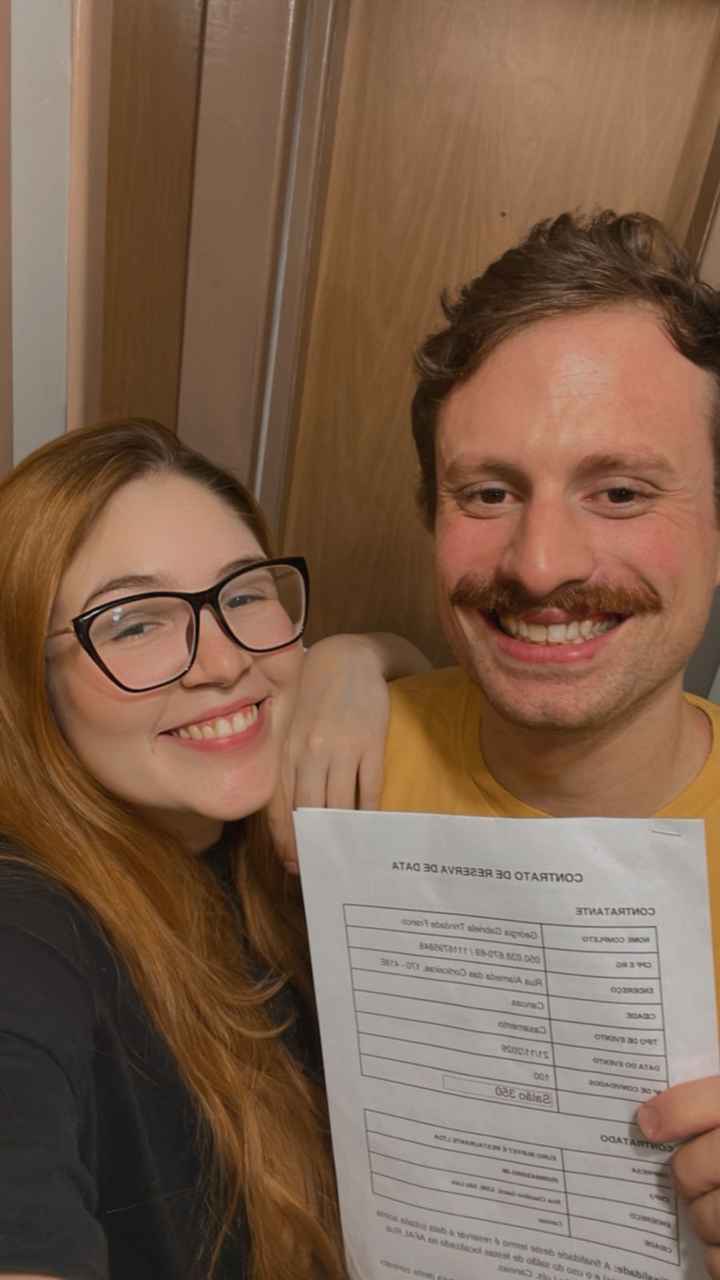 ACABAMOS DE FECHAR O CONTRATO DO SALÃO!