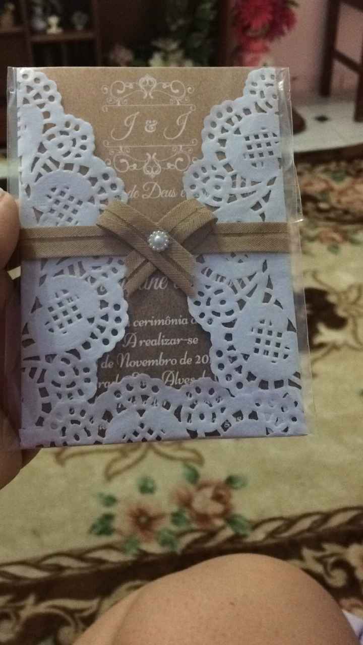  Fiz meu próprio convite 😍 - 1