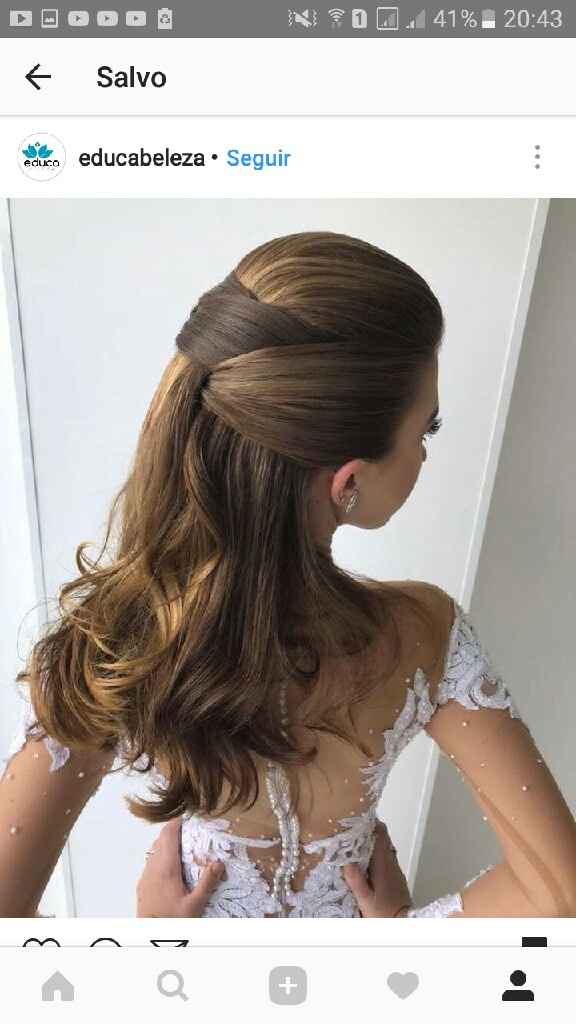 Qual será o tipo do penteado? - 1