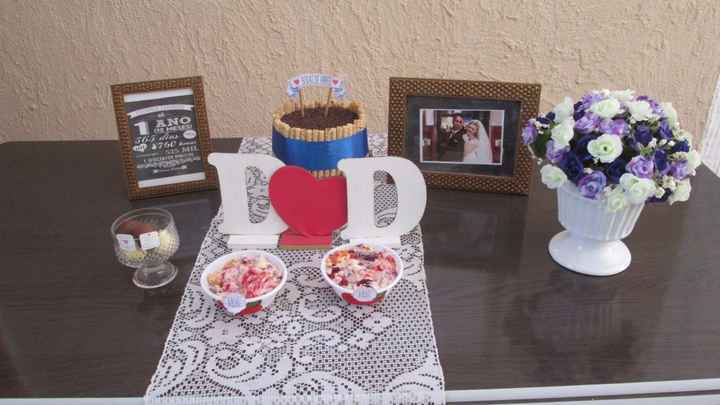 decoração da mesa
