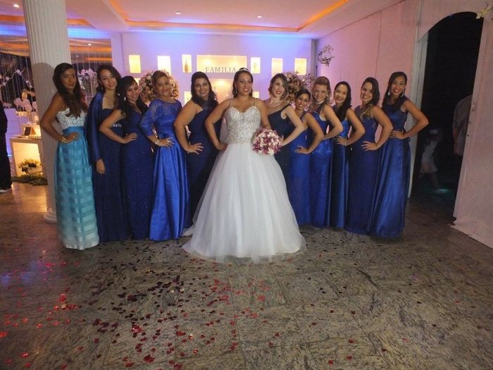 Noiva e madrinhas