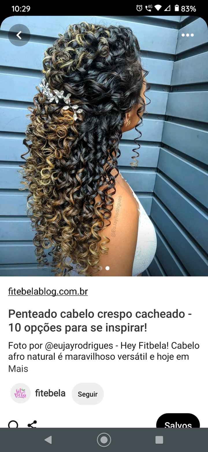 Penteados para cabelo cacheado: 4 opções fáceis e lindas