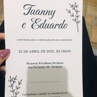 Convites de casamento - 3