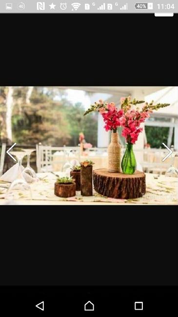 Arranjos de mesa casamento rústico ! - 1