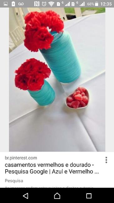 Paleta de cores: vermelho, azul turquesa e branco. - 8