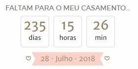 Quantos dias o seu contador marca hoje? 1