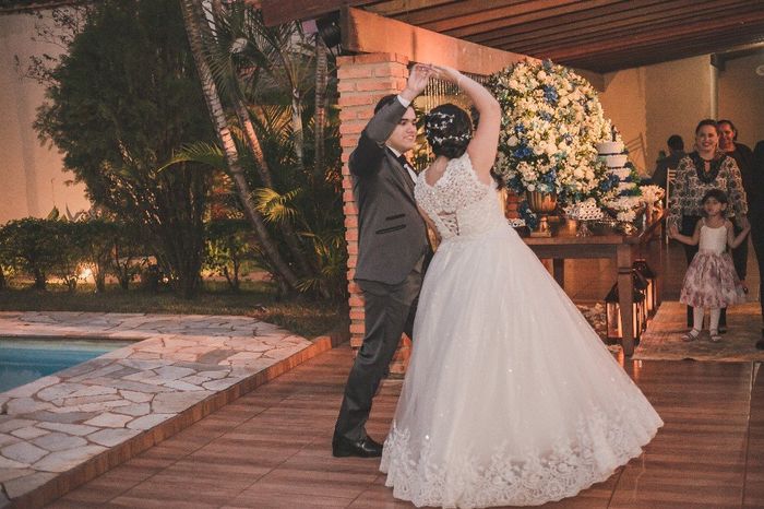 A primeira dança, que momento único e maravilhoso