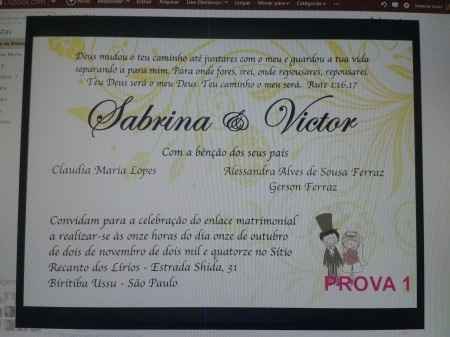 Meu convite oficial *-*