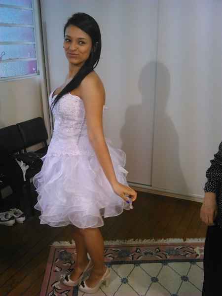 Prova do vestido curto *-*