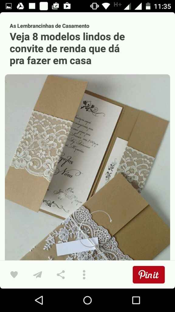 Meu convite de casamento - 1
