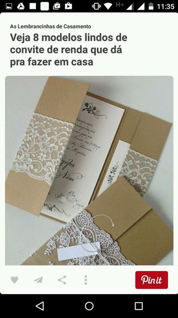 Meu convite de casamento - 1