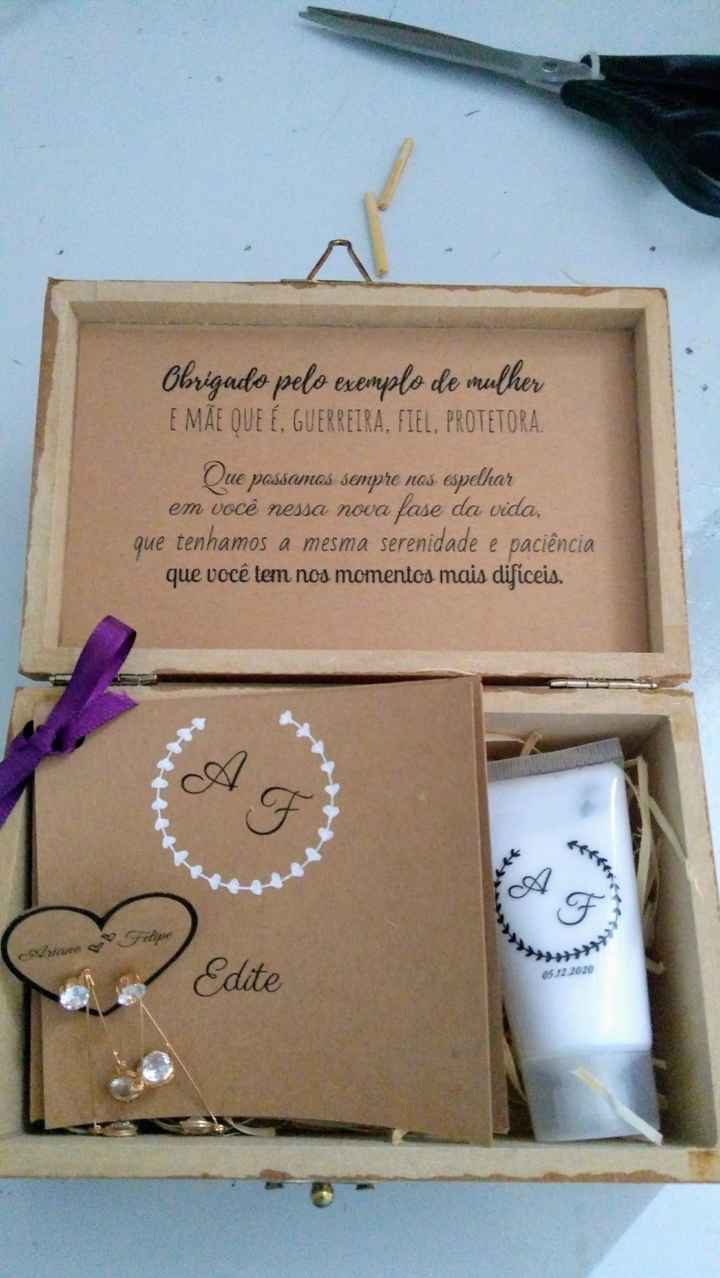 Caixa - Convite Padrinhos, Pais e Avós diy - 6