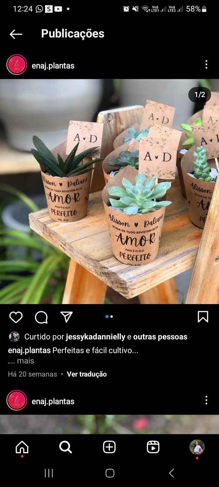 Poste AQUI uma foto da lembrancinha que vão dar para as pessoas convidadas🎁👇 - 1