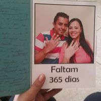Falta 1 ano! surpresa p/ noivo. - 2
