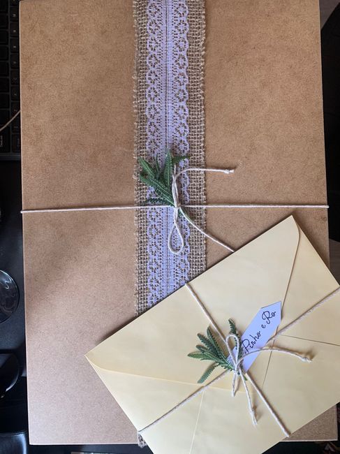 Fazendo o convite de casamento em casa 2