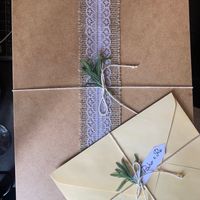 Fazendo o convite de casamento em casa - 2