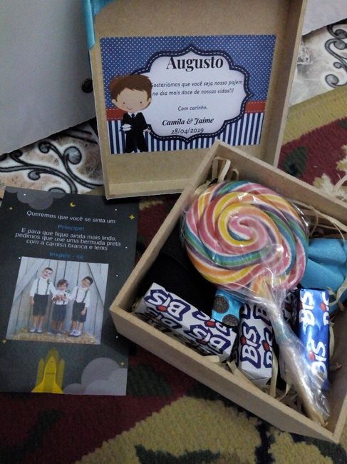 Meus convite Padrinhos #diyprontos - 6