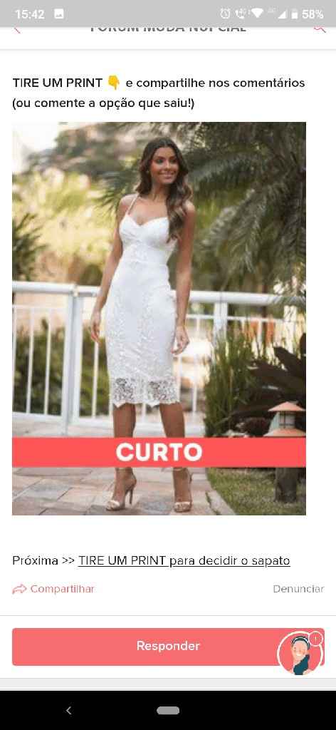 TIRE UM PRINT para decidir o vestido - 1