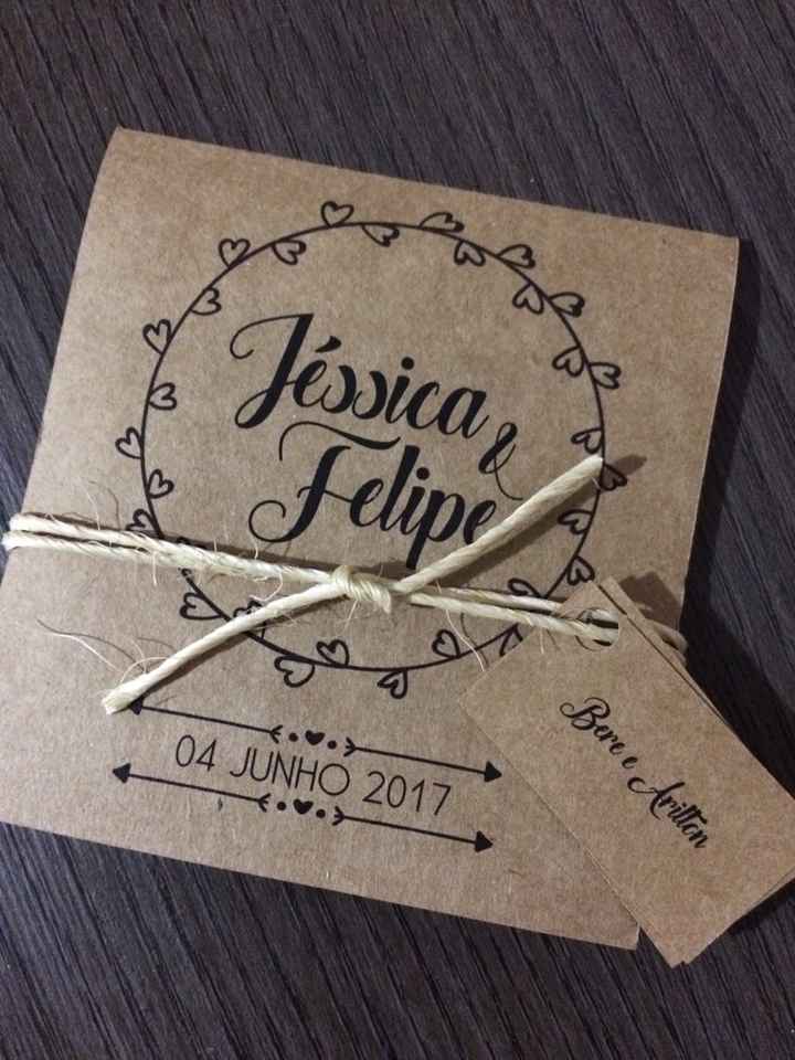 Meu convite feito por mim! vem ver!! - 1