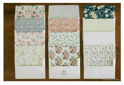 Convites estampados no interior