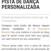Tapete pista de dança - 1