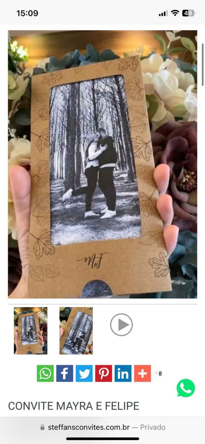 Convite de casamento? Poste a foto 😁 - 1