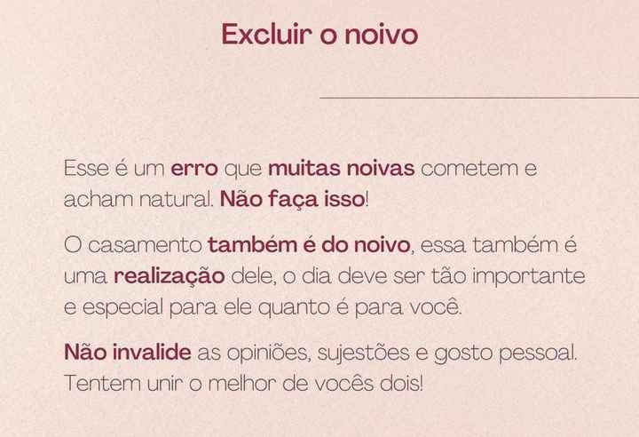 Erros que você não pode cometer no casamento - 5