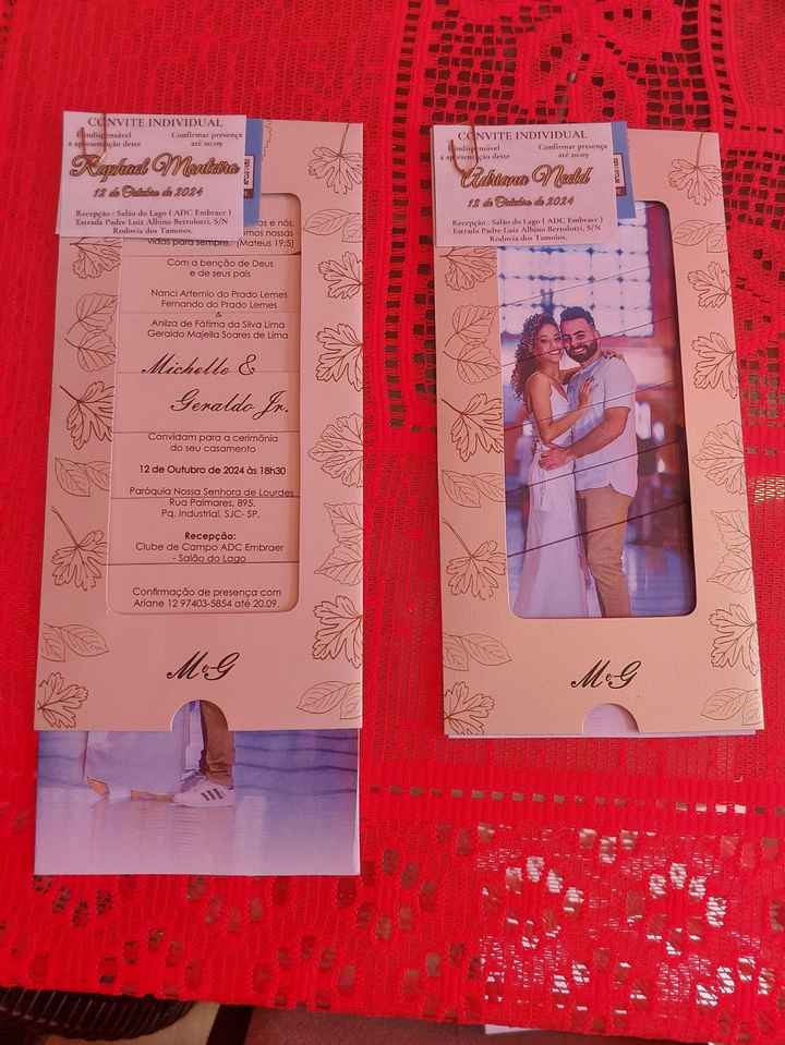 Convite de casamento persiana - 1