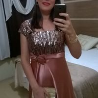 Vestido e Make casamento Ágatha 2016