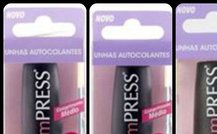 Unhas impress autocolantes