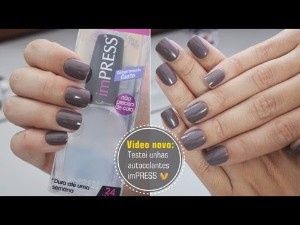 Unhas impress autocolantes