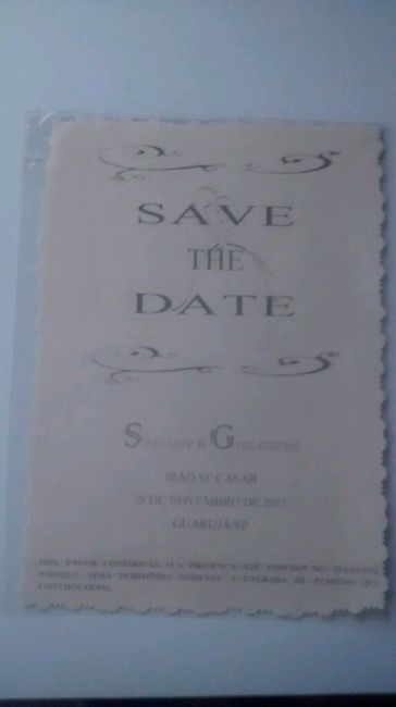 Diário de noiva - Como será o seu "Save the Date" - 1