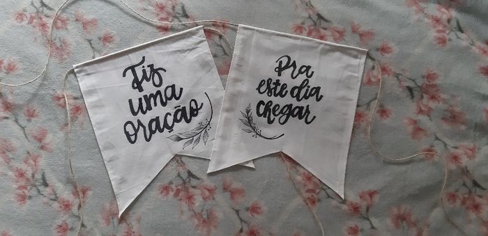 Flâmulas dos noivos - 1