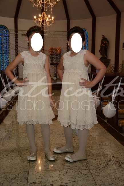 o vestido das daminhas