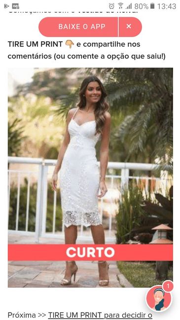 TIRE UM PRINT para decidir o vestido - 1