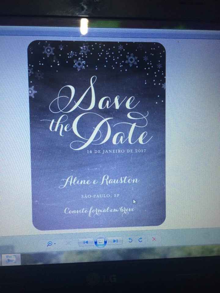 Meu save the date - 1