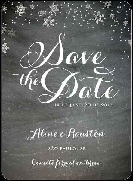 Qual o tempo correto para fazer o save the date? - 1