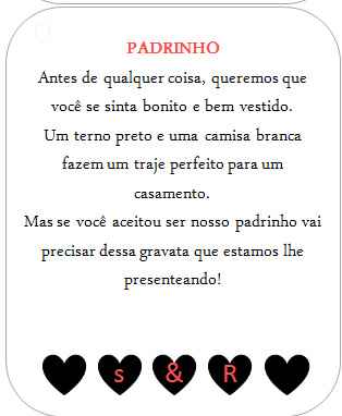 QUERIDO PADRINHO