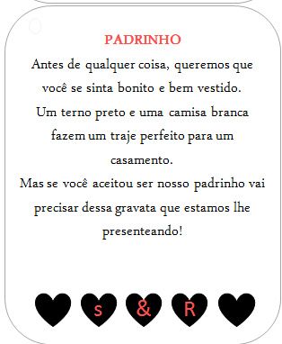 QUERIDO PADRINHO