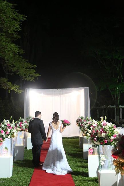 Cor da decoração do casamento. - 1